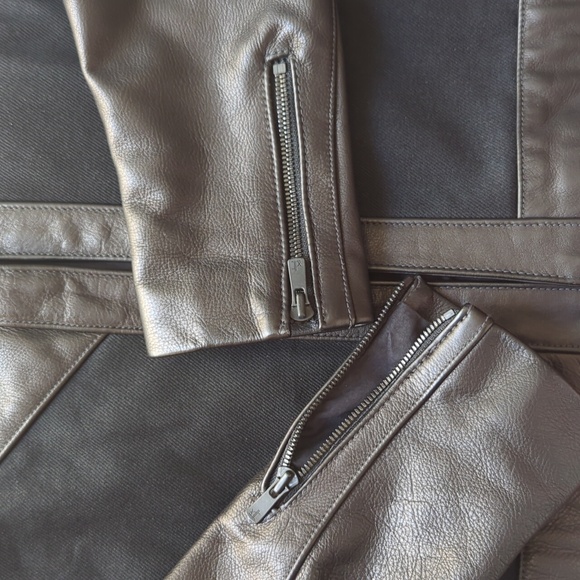 Odyn Vovk Men's Leather Biker Moto Jacket USA M - Picture 8 of 14